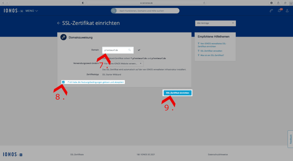 wordpress ssl zertifikat verschluesselung ionos 11 5