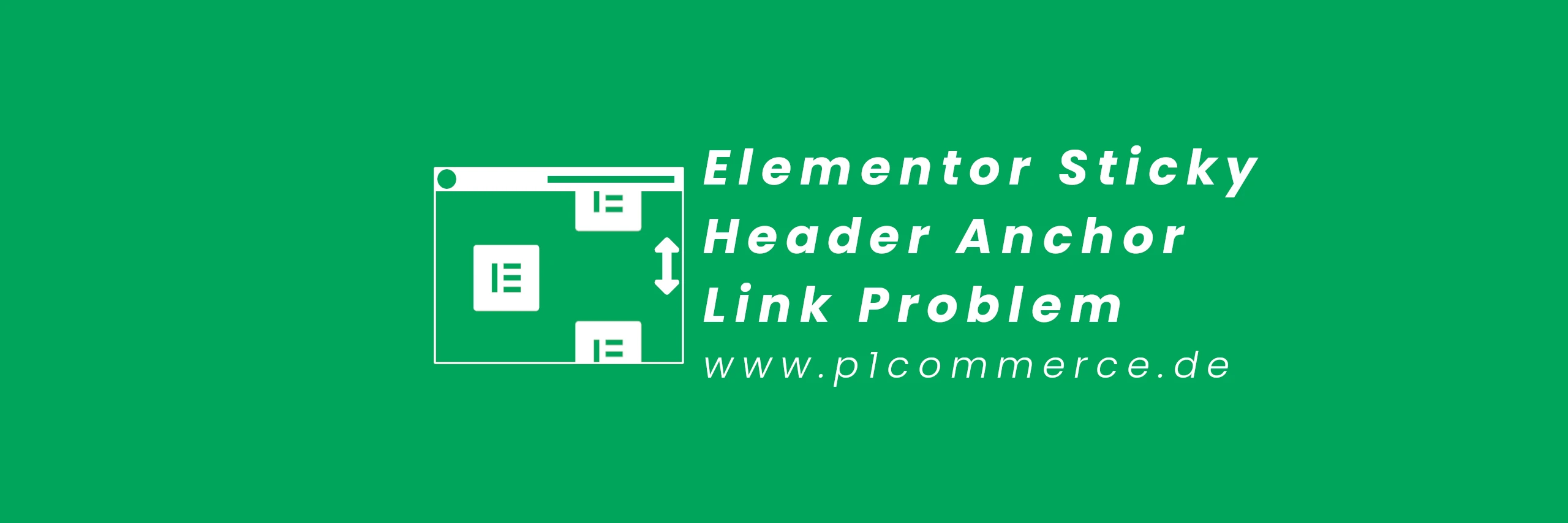 LOeSUNG Elementor Sticky Header Anchor Link Scroll Problem