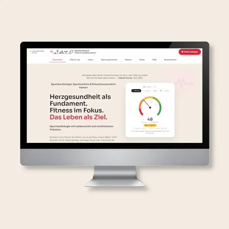 Projekt: Sportkardiologie Kamen